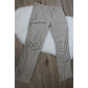 NIKE The Athletic Dept Women's Size Medium Drawstring Hiking Active Khaki Pants